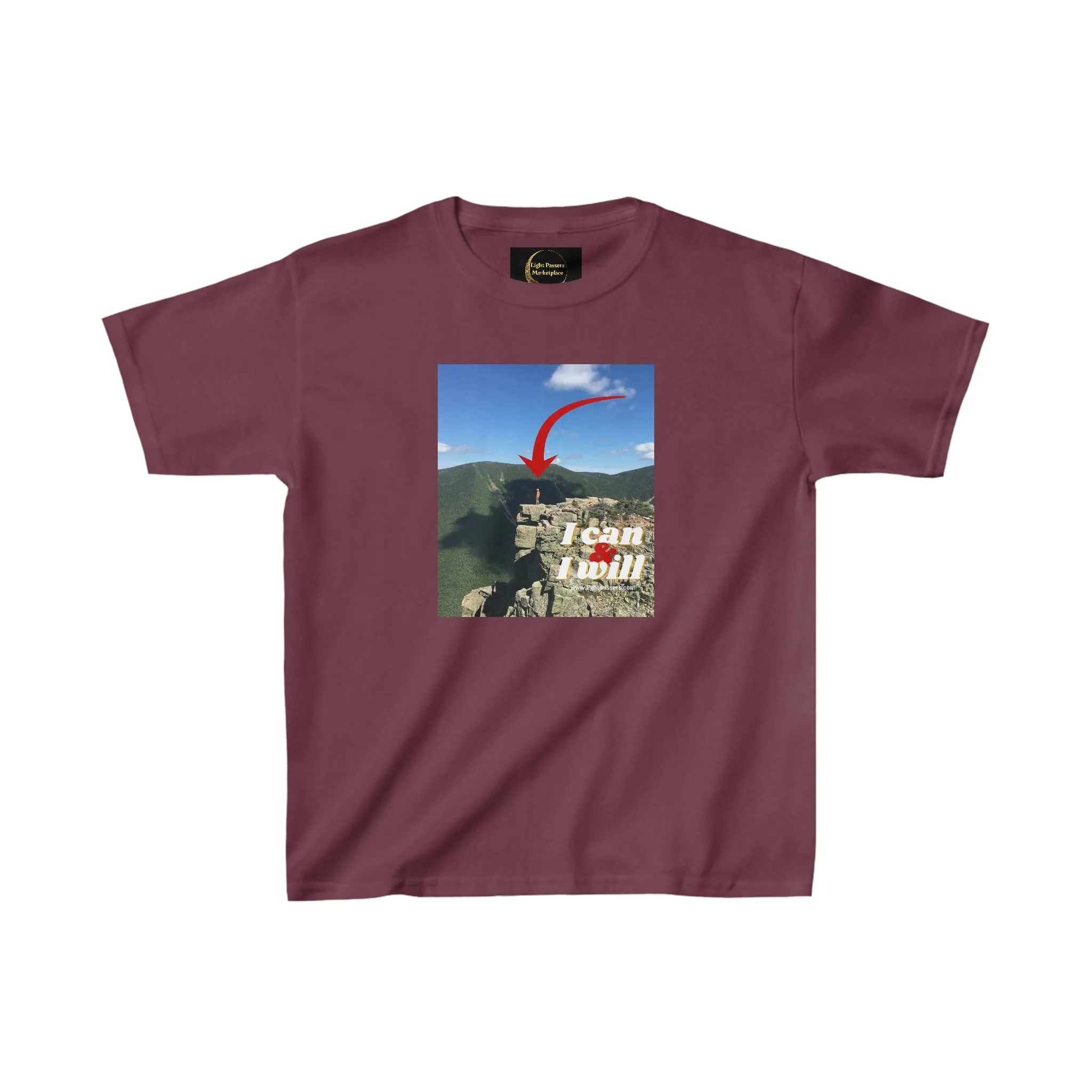 I can and I will Hiking Youth T-shirt