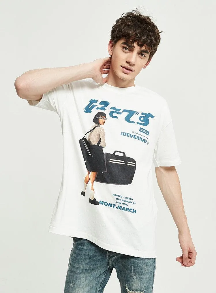 "Look Back" Oversized Tee